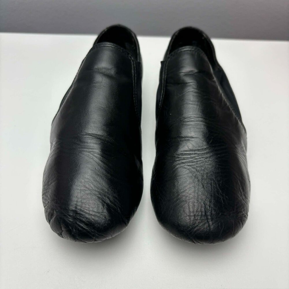 ABT America Ballet Theatre Spotlights Black Leather Jazz Dance Shoes Size 1 - Picture 8 of 11
